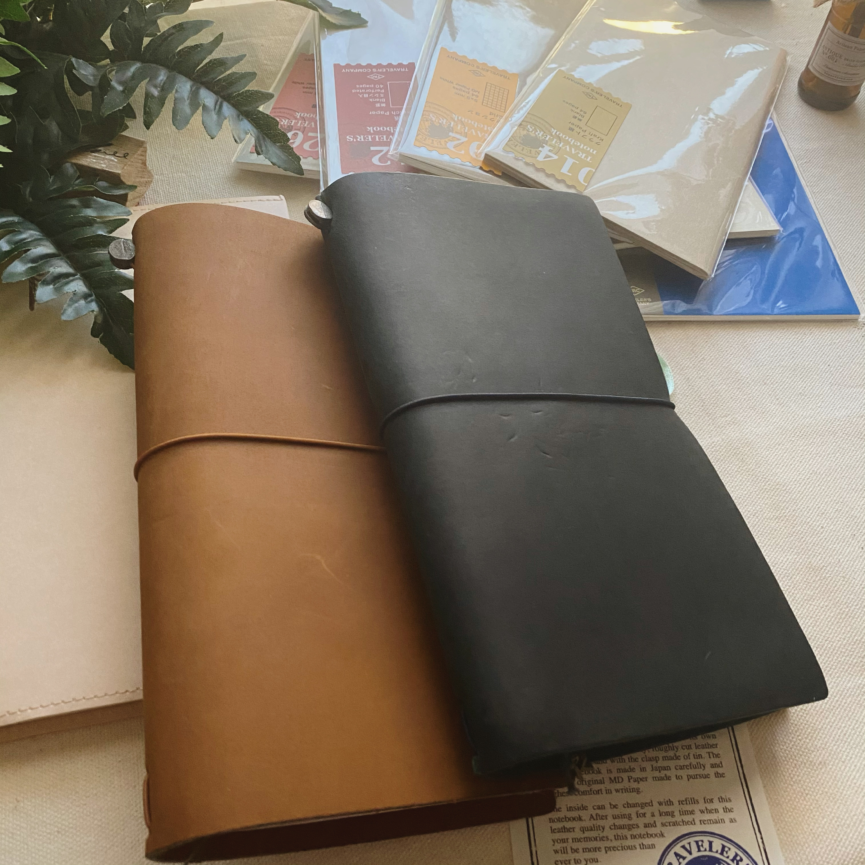 How I use my two Midori Traveler's Notebooks